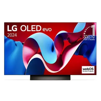 LG TV 48C4 Smart TV 48 Inch 4K UHD OLED OLED48C4PSA.ATM 2024