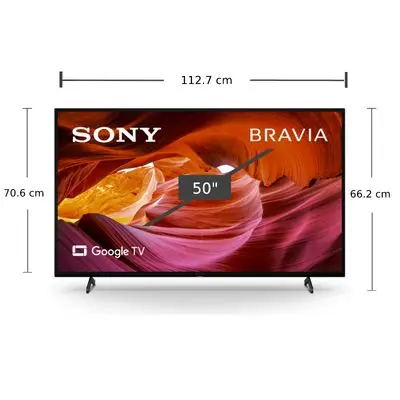 SONY ทีวี BRAVIA 50X75K UHD LED (50", 4K, Google TV, ปี 2022) รุ่น KD-50X75K