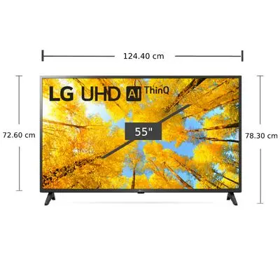 LG TV 55UQ7500 Smart TV 55 Inch 4K UHD LED 55UQ7500PSF.ATM 2022