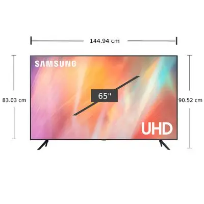 SAMSUNG TV UHD LED (65",4K,Smart) UA65AU7700KXXT