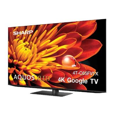 SHARP TV Android TV 65 Inch 4K UHD LED 4T-C65FV1X 2023