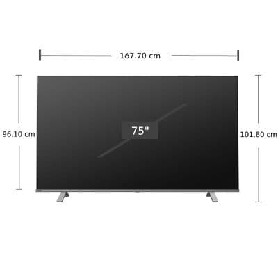 TOSHIBA ทีวี 75C350 UHD LED (75", 4K, Google TV) รุ่น 75C350LP