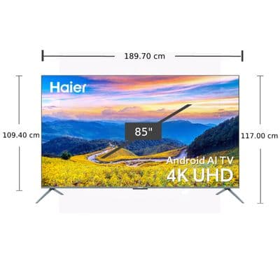 HAIER ทีวี UHD LED (85", 4K, Android, ปี 2023) รุ่น H85S5UG PRO
