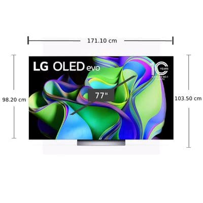 LG ทีวี OLED evo 77C3 (77", 4K, Smart, ปี 2023) รุ่น OLED77C3PSA.ATM