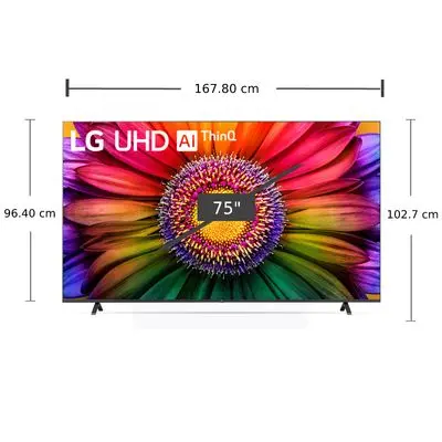 LG ทีวี UR8050PSB UHD LED (75", 4K, Smart, ปี 2023) รุ่น 75UR8050PSB.ATM