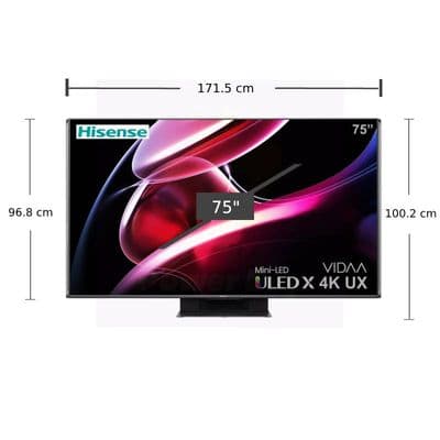 HISENSE TV 75UX VIDAA ULED Mini-LED X (75", 4K, Smart, 2023) 75UX