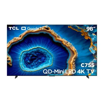 TCL TV Google TV 98 Inch 4K Mini QLED 98C755 2023