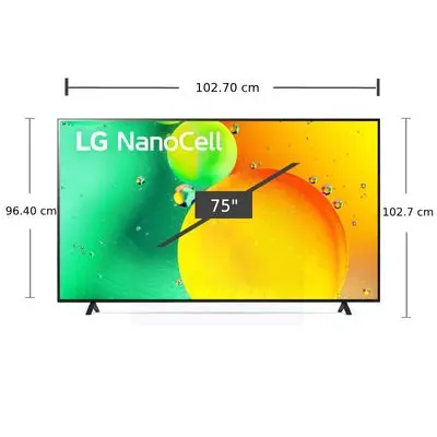 LG ทีวี 75NANO75 NanoCell LED (75", 4K, Smart, ปี 2022) รุ่น 75NANO75SQA.ATM