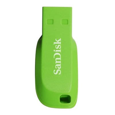 SANDISK Flash Drive ( 32GB, Green) SDCZ50C B35PE