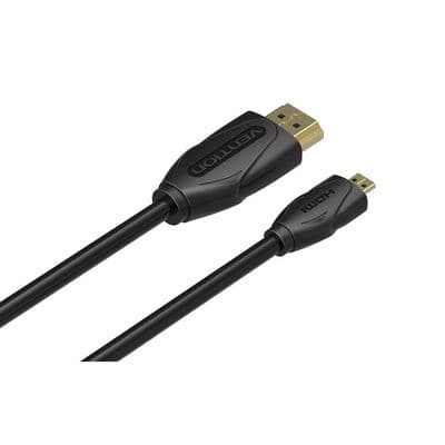 VENTION สาย Micro HDMI to HDMI (2 เมตร,สีดำ) รุ่น VAA-D03-B200