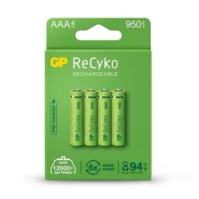 GP BATTERIES Rechargeable Battery (AAA) GP100AAAHCE-4