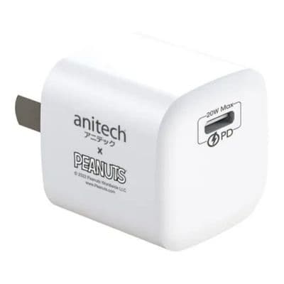 ANITECH x Peanuts PD Charger Type C to Lightning (White) SNP-D227-WH