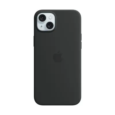APPLE เคสซิลิโคนสำหรับ iPhone 15 Plus พร้อม MagSafe (สีดำ)