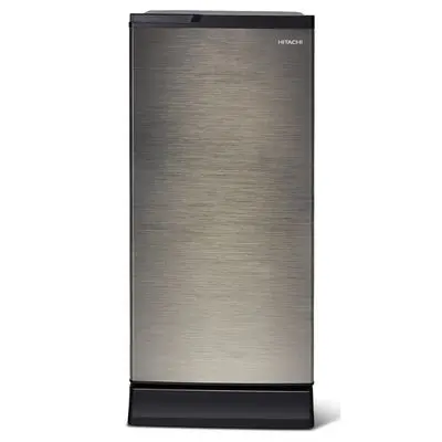 HITACHI ตู้เย็น 1 ประตู (6.6 คิว, สี Brilliant Silver) รุ่น HR1S5188MNBSLTH