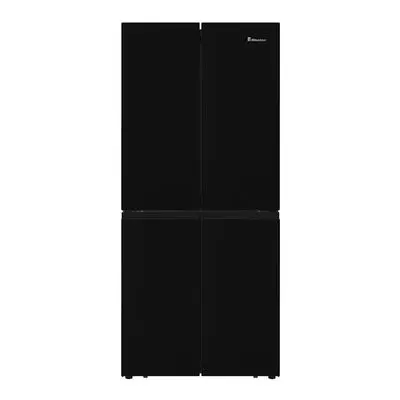 HISENSEตู้เย็น 4 ประตู (16.1คิว, สีกระจกดำ) รุ่น RQ560N4TBU