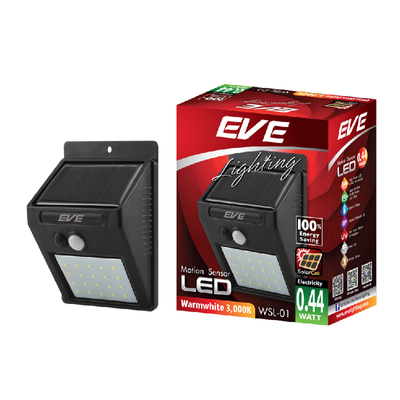 EVE Lamp Solar Cell LED WSL-01 0.44W WARMWHI