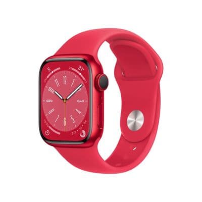 APPLEWatch Series 8 GPS (41mm., (PRODUCT)RED Aluminum Case, (PRODUCT)RED Sport Band)