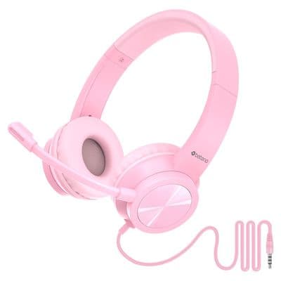 BETENO Over-ear Wire Headphone (Pink) BH-A8