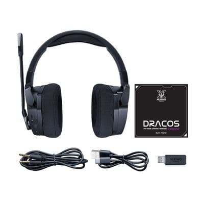 NUBWO X99 Pro Dracos TRI-MODE หูฟังเกมมิ่งไร้สาย บลูทูธ (สีดำ)