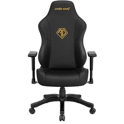 ANDA-SEAT Phantom 3 Series Premium Gaming Chair (PVC Leather, Elegant Black)