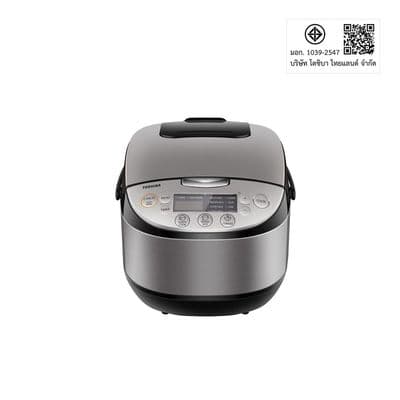 TOSHIBA Rice Cooker (780 W, 1.8 L, Silver) RC-T18DR2