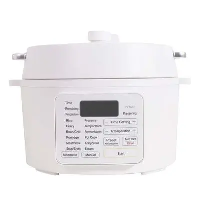 IRIS OHYAMA Electric Pressure Cooker (800W, 3L, White) PC-MA3 W