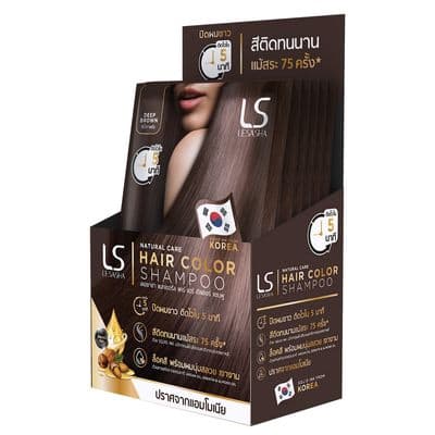 LE SASHA Natural Care Hair Color Shampoo (Deep Brown) 10LS00353