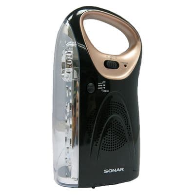 SONAR Portable Radio With Flashlight (Gold/Black) VX-920P