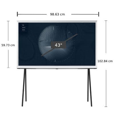 SAMSUNG TV 43LS01BA The Serif UHD QLED (43", 4K, Smart, 2022) QA43LS01BAKXXT