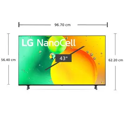 LG ทีวี NanoCell UHD LED (43", 4K, Smart) รุ่น 43NANO75SQA.ATM