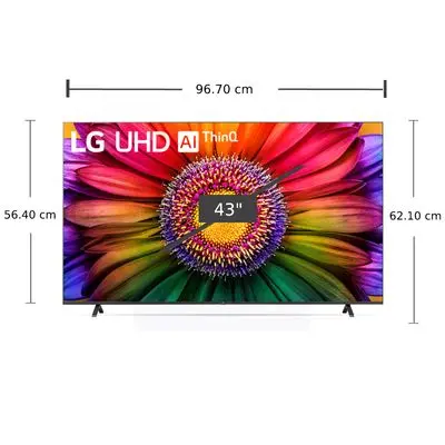 LG ทีวี UR8050PSB UHD LED (43", 4K, Smart, ปี 2023) รุ่น 43UR8050PSB.ATM