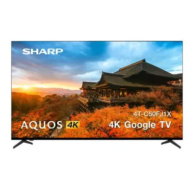 SHARP ทีวี FJ Series Google TV 50 นิ้ว 4K UHD LED รุ่น 4T-C50FJ1X ปี 2023