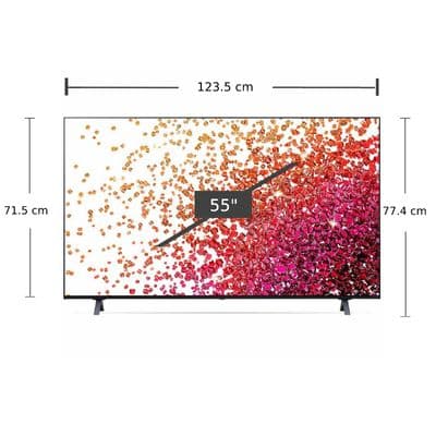 LG ทีวี 55NANO75 NanoCell สมาร์ททีวี 55 นิ้ว 4K UHD LED รุ่น 55NANO75TPA.ATM
