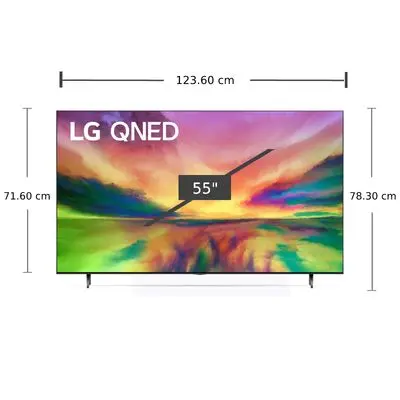 LG ทีวี QNED80 UHD QNED (55", 4K, Smart, ปี 2023) รุ่น 55QNED80SRA.ATM