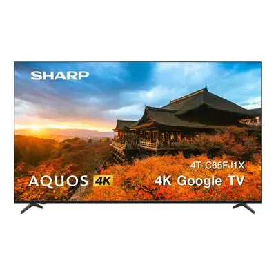 SHARP ทีวี FJ Series Google TV 65 นิ้ว 4K UHD LED รุ่น 4T-C65FJ1X ปี 2023