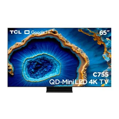 TCL ทีวี Google TV 65 นิ้ว 4K Mini QLED รุ่น 65C755 ปี 2023