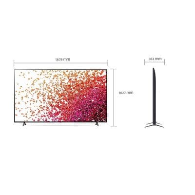 LG TV NanoCell 2021 (75",4K,Smart) 75NANO75TPA.ATM
