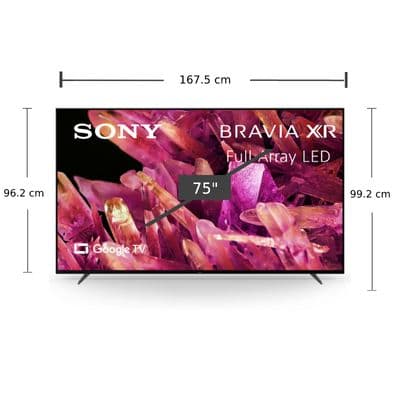 SONY ทีวี BRAVIA XR 75X90K UHD LED (75", 4K, Google TV, ปี 2022) รุ่น XR-75X90K