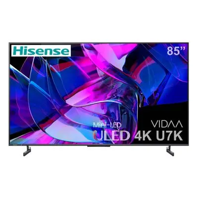 HISENSE TV 85U7K VIDAA ULED Mini LED (85", 4K, Smart TV, 2023) 85U7K