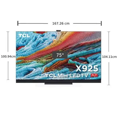 TCL ทีวี 75X925 Mini LED QLED (75", 8K, Android, ปี 2022) รุ่น 75X925