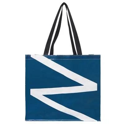 Tote bag (Size M, Blue-White)