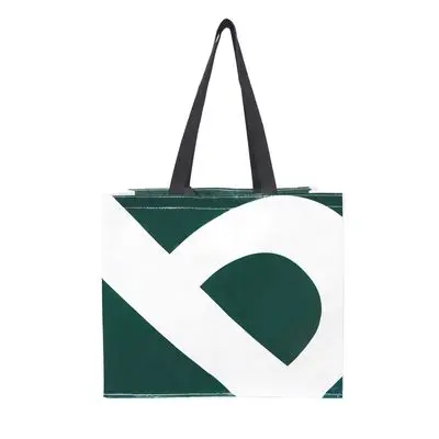 Tote Bag (Green/White) PP SIZE M