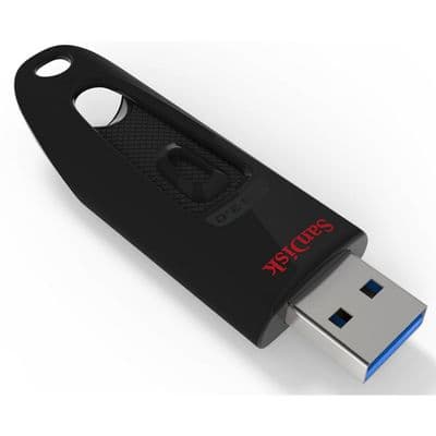 SANDISK Flash Drive (64GB, Black) SDCZ48_064G_U46