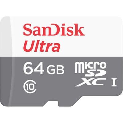 SANDISK เมมโมรี่การ์ด (64GB) รุ่น ULTRA MICRO SDHC SQUNS  SDSQUNS_064G_GN3MN