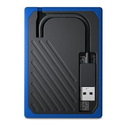 WD External Hard Drive My Passport Go (500 GB, Blue) WDBMCG5000ABT-WESN