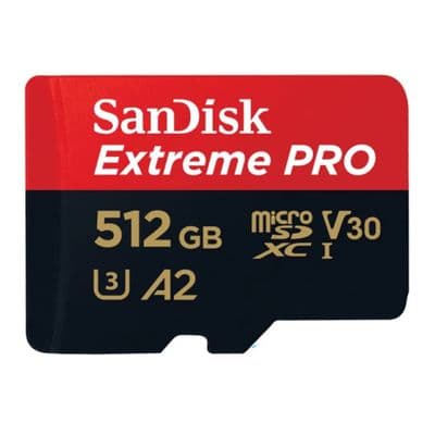 SANDISK Micro SDXC Card (512 GB) SDSQXCZ_512G_GN6MA