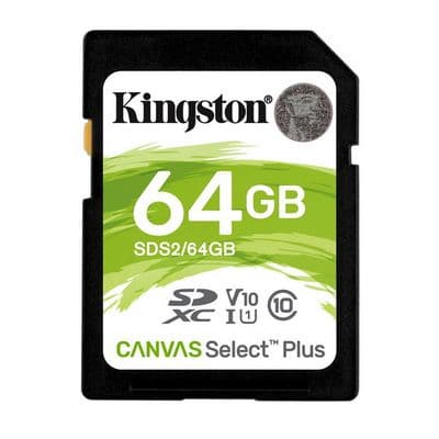 KINGSTON เมมโมรี่การ์ด (64GB) รุ่น Canvas Select Plus SDS2