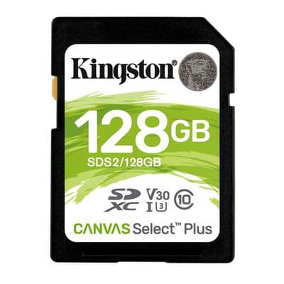 KINGSTON เมมโมรี่การ์ด (128GB) รุ่น Canvas Select Plus SDS2
