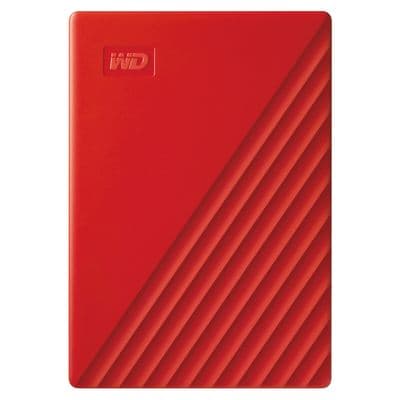 WD ฮาร์ดดิสพกพา (1TB, สีแดง) รุ่น My Passport