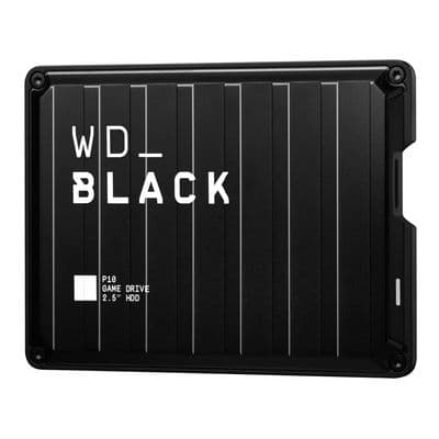 WD ฮาร์ดดิสพกพา (4TB, สี Black) รุ่น BLACK P10 Game Drive